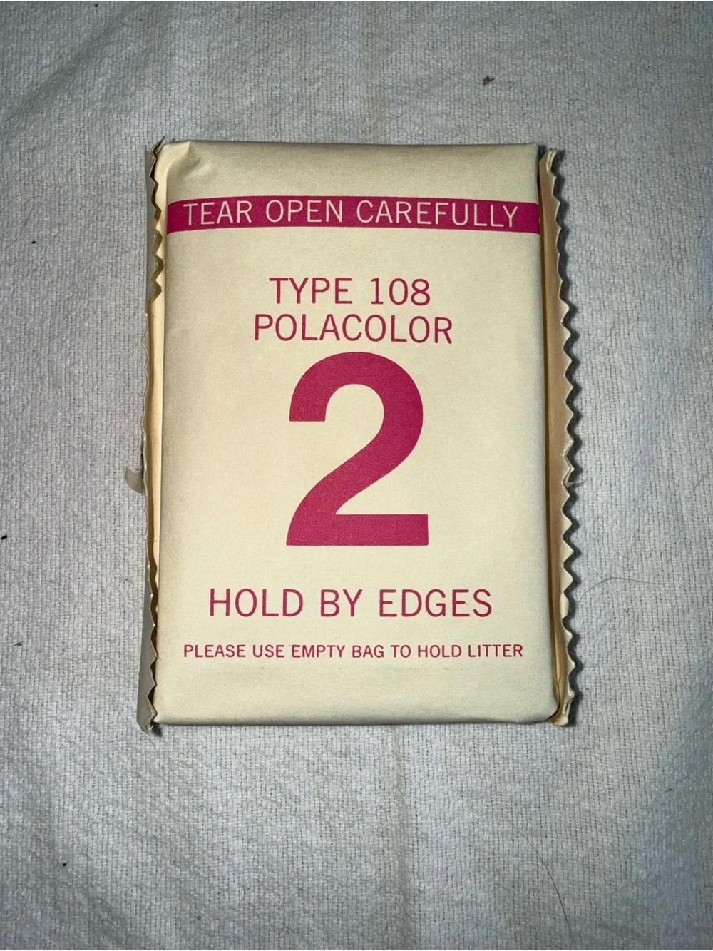 Vintage Polaroid Type 108 Two Pack with Additional Singular Type 108 Pack